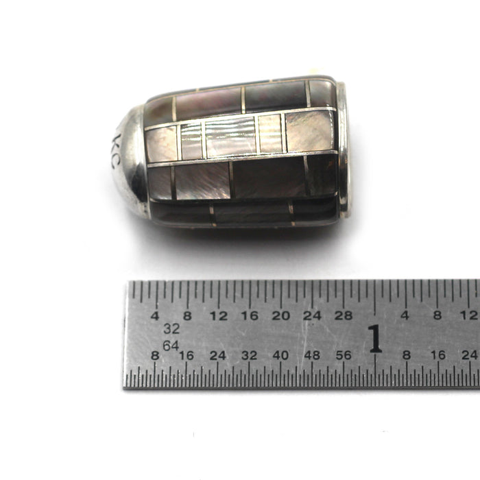 (IC034) Black Lip Shell Inlay Cones