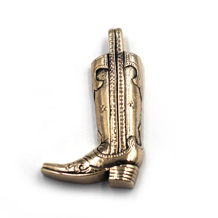 (bzp343-) Bronze Boot Pendant
