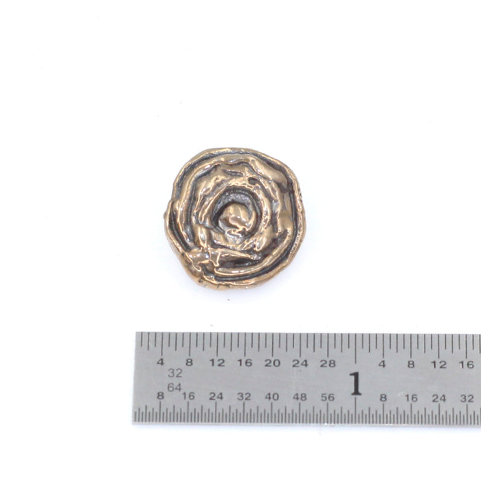 Old World Bronze Button