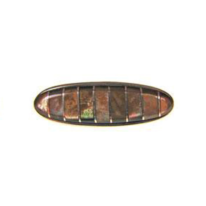 (ITG-244) Brown Lip Inlay Toggle Clasp