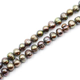(fwp099) Dark 10x9mm Baroque Freshwater Pearls