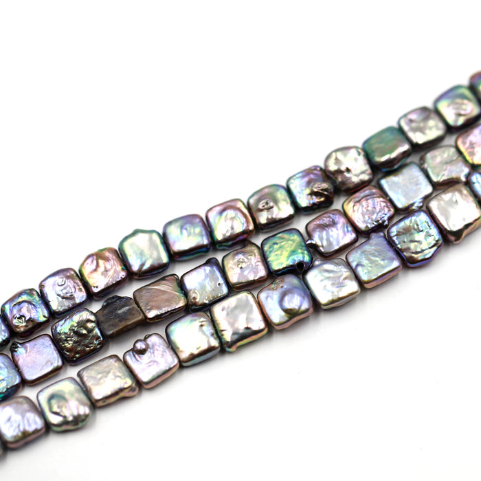 (fwp102) 10mm Freshwater Pearl Squares
