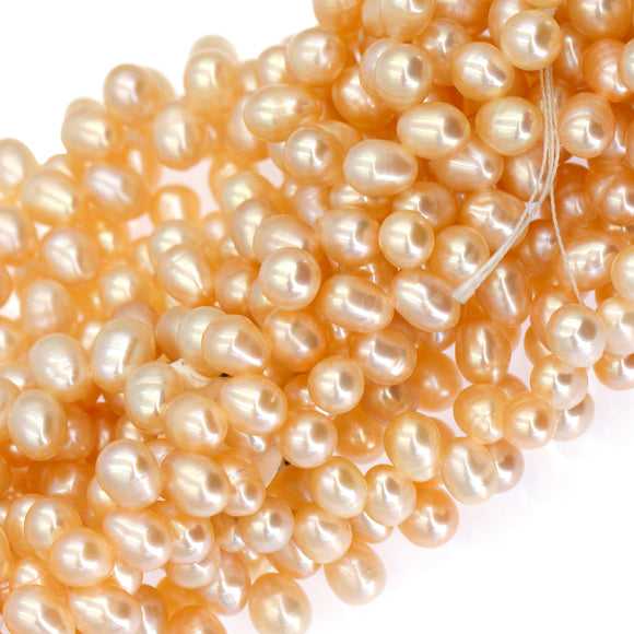 (fwp067) 5x6mm Top Drilled Fresh Water Pearls