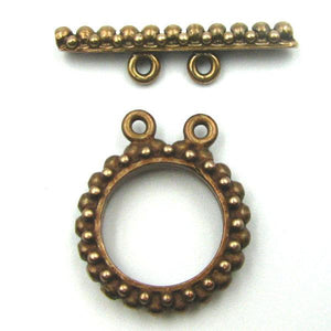(bzct033-8850) Bronze dotted toggle.
