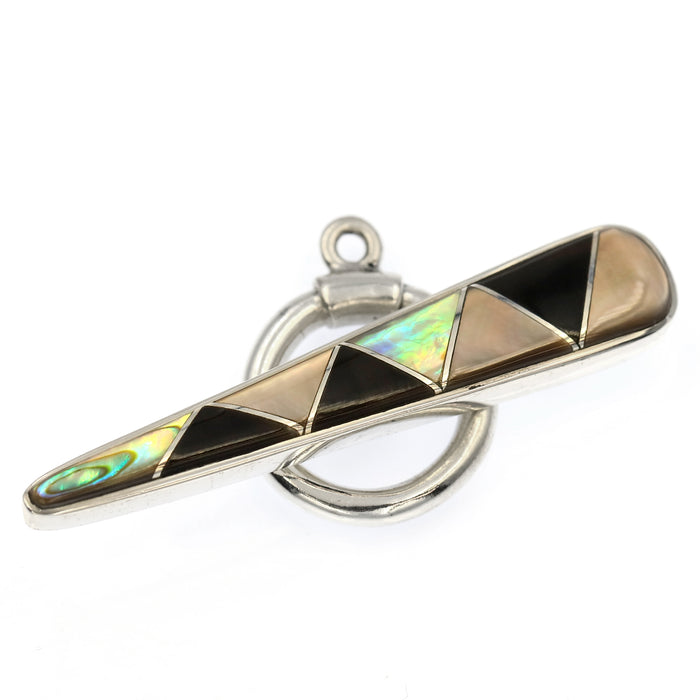 (ITG-011) Abalone, Black Lip & Black Toggle