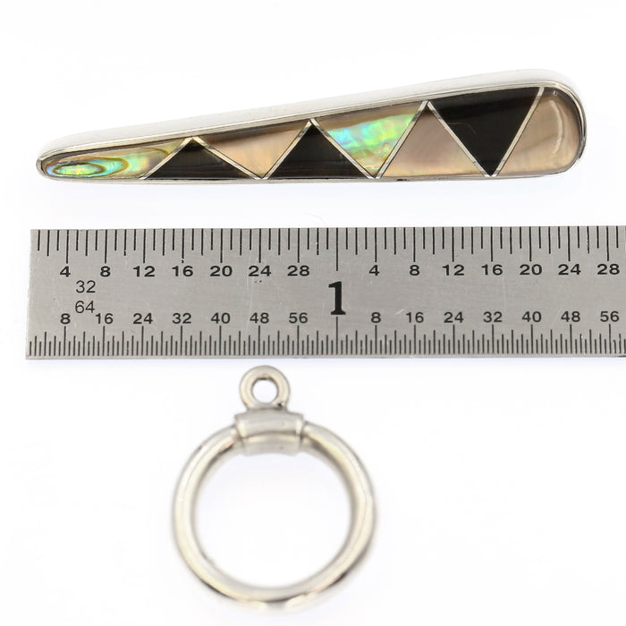 (ITG-011) Abalone, Black Lip & Black Toggle