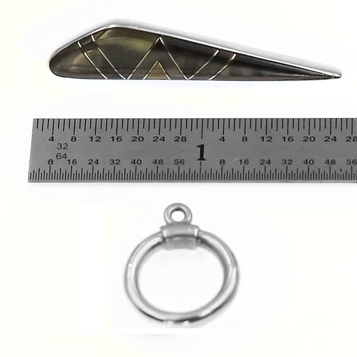 (ITG-018) Black Lip Toggle Set