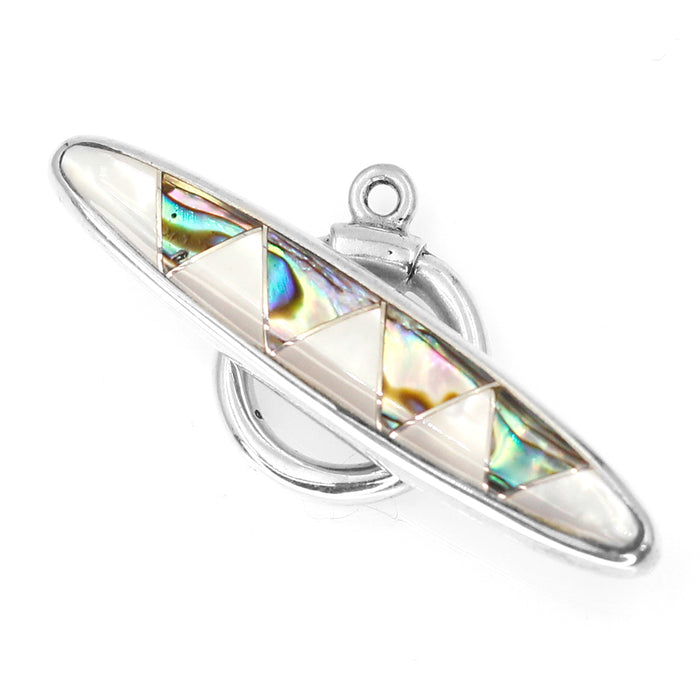 (ITG-044) Abalone, Mother-of-Pearl Toggle