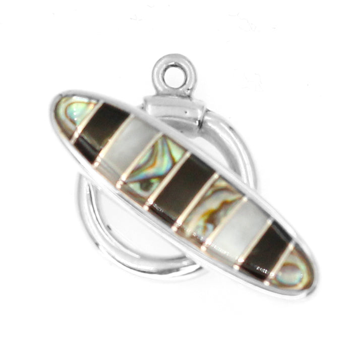 (ITGS-002) Abalone, Hammer Shell, Abalone Toggle
