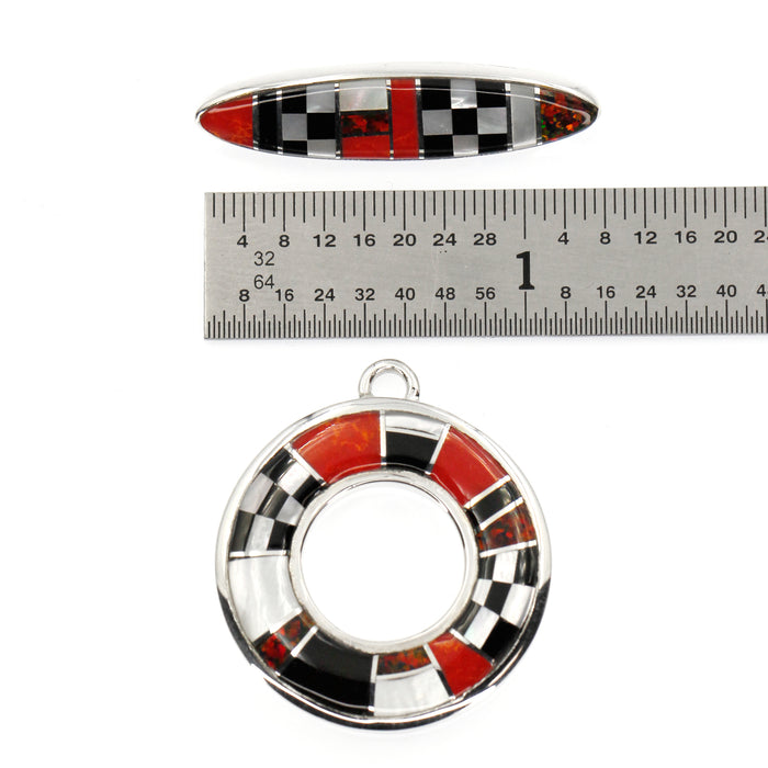 (ITG-061) Kelly's Corner Cafe Inlay Toggle