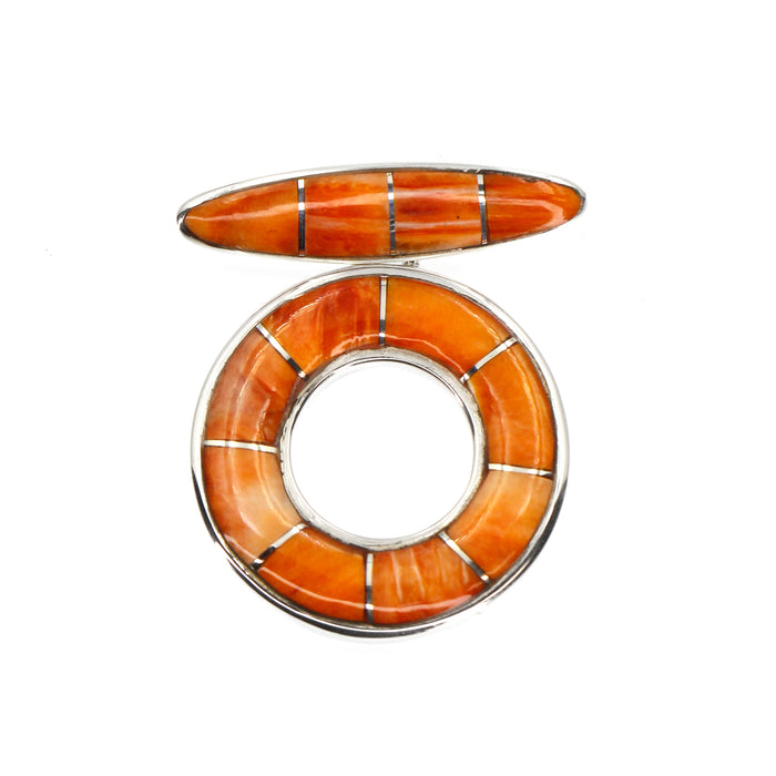 (ITG-066) Various Stone Inlay Toggle Sets