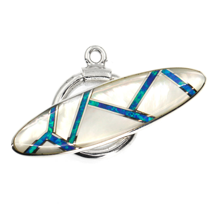 (ITG-076) Mother of Pearl and Opal Toggle