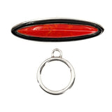 (ITG-078) Black Onyx and Eco-friendly™ Coral Toggle