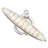 (ITG-100) White Opal Toggle