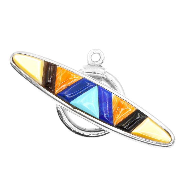 (ITG-109) Southwest Multi-Stone-Stone Toggle