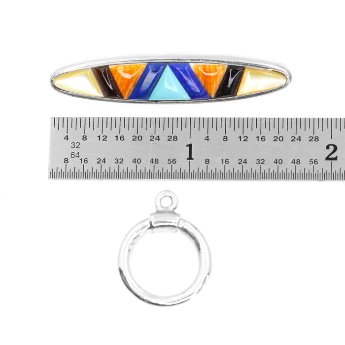 (ITG-109) Southwest Multi-Stone-Stone Toggle