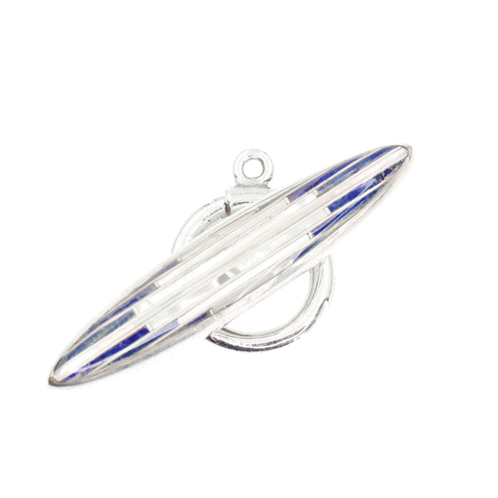 (ITG-132) Mother-of-Pearl, Lapis Toggle