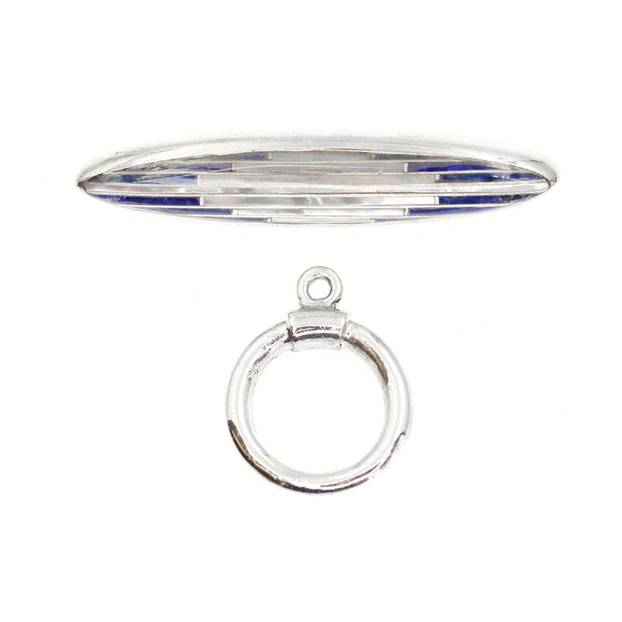 (ITG-132) Mother-of-Pearl, Lapis Toggle
