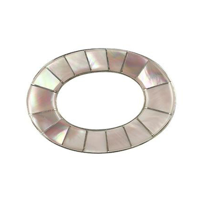 Inlay Large Loop Pink Mussel Shell