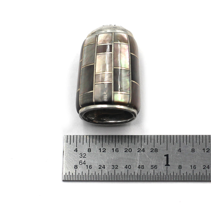 (IC034) Black Lip Shell Inlay Cones