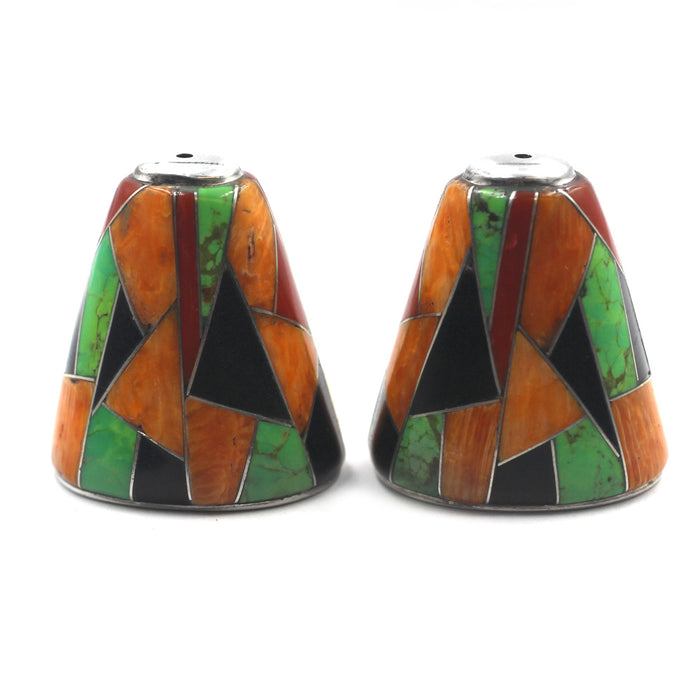 (IC002) Large Multi Stone Inlay Cones