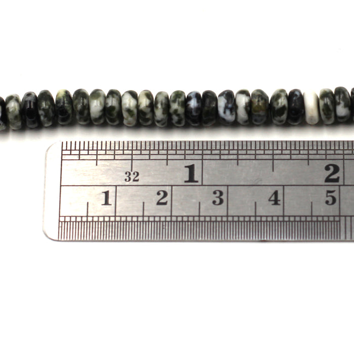 6-7mm Marble Jasper Rondelles
