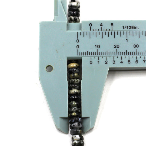 6-7mm Marble Jasper Rondelles