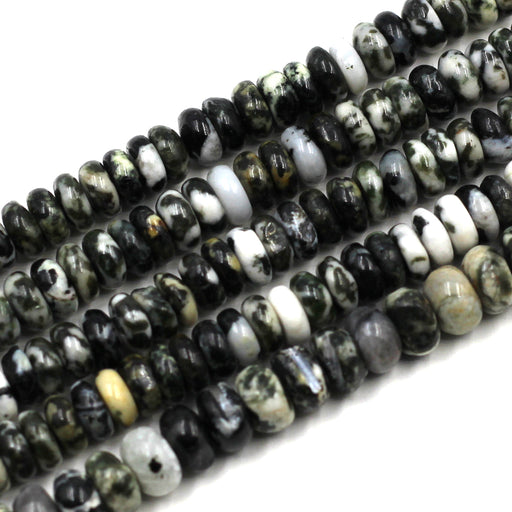 6-7mm Marble Jasper Rondelles