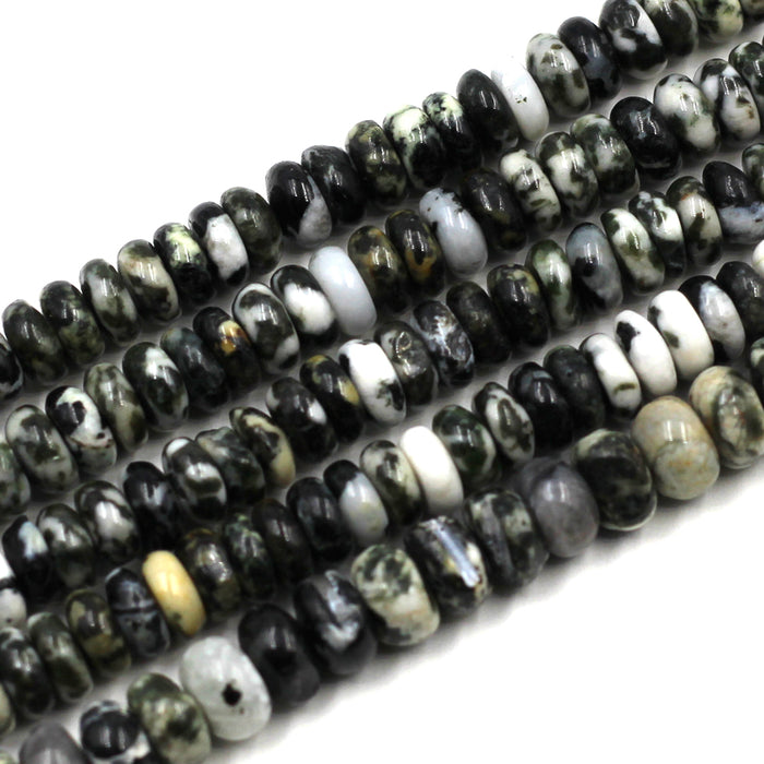 6-7mm Marble Jasper Rondelles