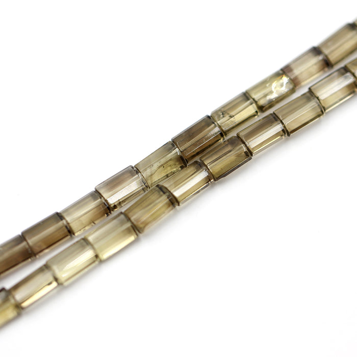 (QTZ-024) Smoky Quartz Faceted Rectangles
