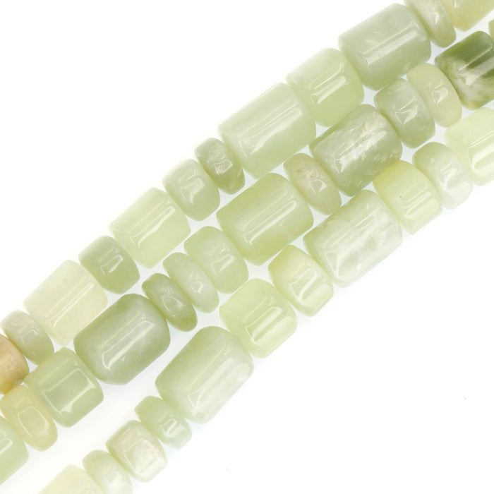 10mm Triangular Cut Serpentine Barrels and Roundels