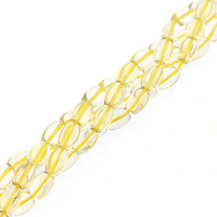 (CIT-006) 10x14mm Clear Citrine Barrels