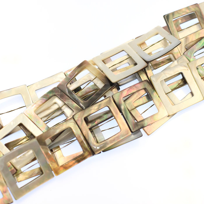 (BLS-008) Black Lip Mother of Pearl Squares