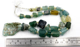 (romglass006)   Ancient Roman Glass Necklace.