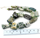 (romglass008)   Necklace with Ancient Roman Glass pieces.