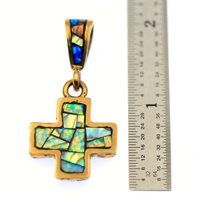 (bzp366) Inlay Cross and Bale