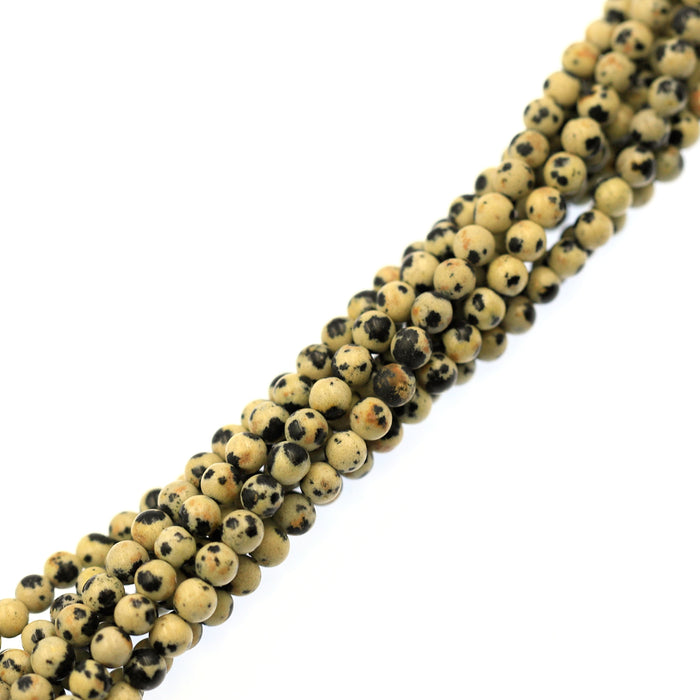 (jas069) 4mm Dalmation Jasper