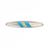 (ITG-024) Mother-of-Pearl, Turquoise, Synthetic Opal Toggle