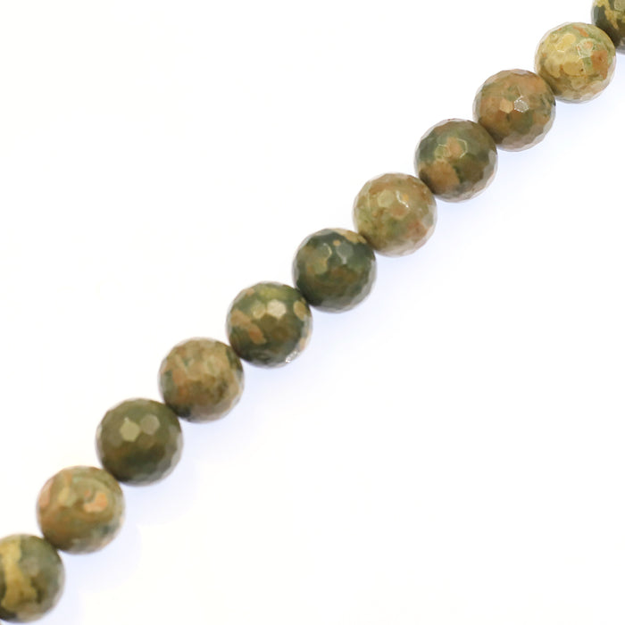 (Rhyolite004) 20mm Faceted Rhyolite
