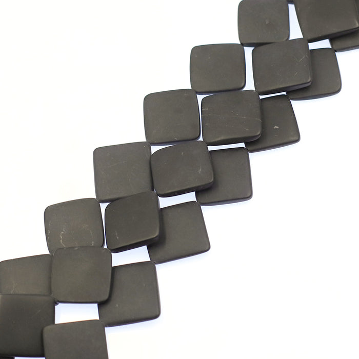 (BOM-002) 25mm Black Onyx Squares
