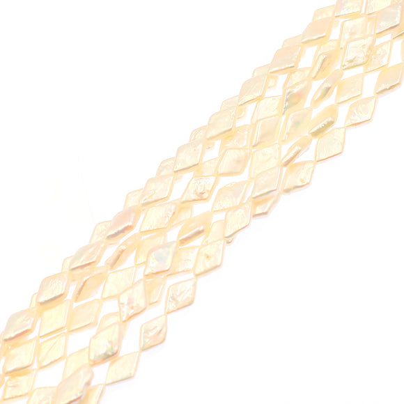 (fwp027) 10x17mm Freshwater Pearls Diamond Shape