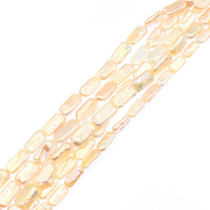 (fwp043) 9x15mm Baroque Fresh Water Pearls Rectangles