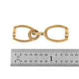(bzc023-n0499) Large Bronze Hook and Eye Clasp