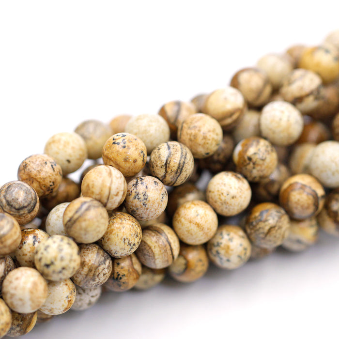 (jas004) 8mm Picture Jasper