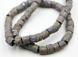 Very Collectible strand of 12mm African Trade Beads. (Millefiori)
