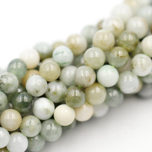 (jade003) 6mm Burma Jade Beads