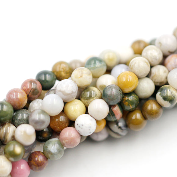 (ocj001) 4mm Ocean Jasper Beads