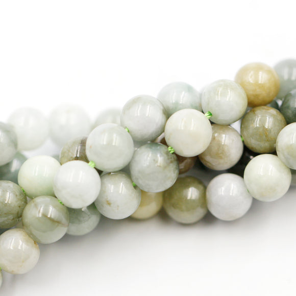 (jade002) 8mm Burma Jade Beads