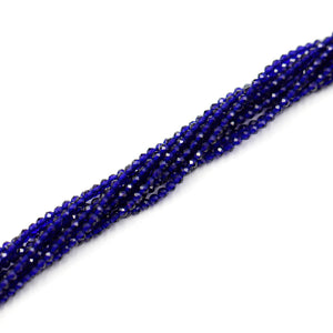 (spi001) 2mm Lab Created Blue Spinel