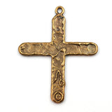 (bzp253-n0422) Bronze Cross Pendant